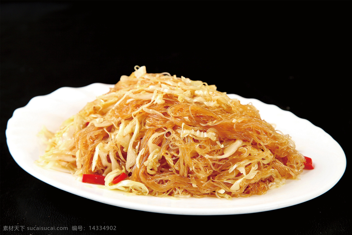 包菜炒粉丝 美食 传统美食 餐饮美食 高清菜谱用图