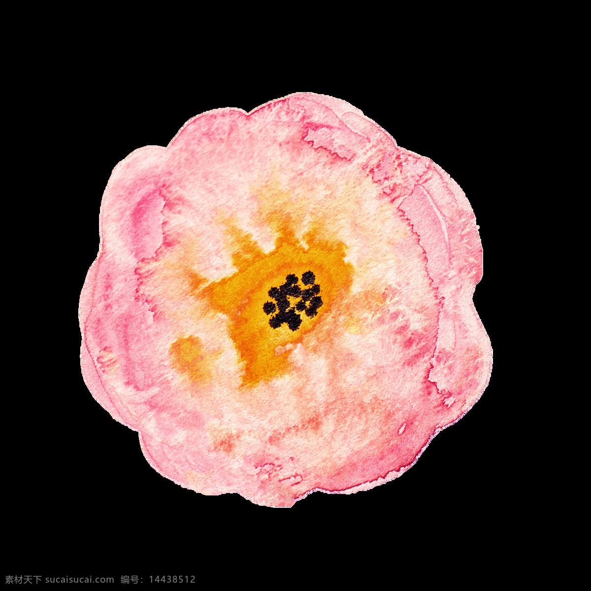 妖媚 粉色 花卉 卡通 透明 水彩 免扣 手绘 透明素材 装饰 设计素材 淘宝素材 海报设计装饰 装饰图案