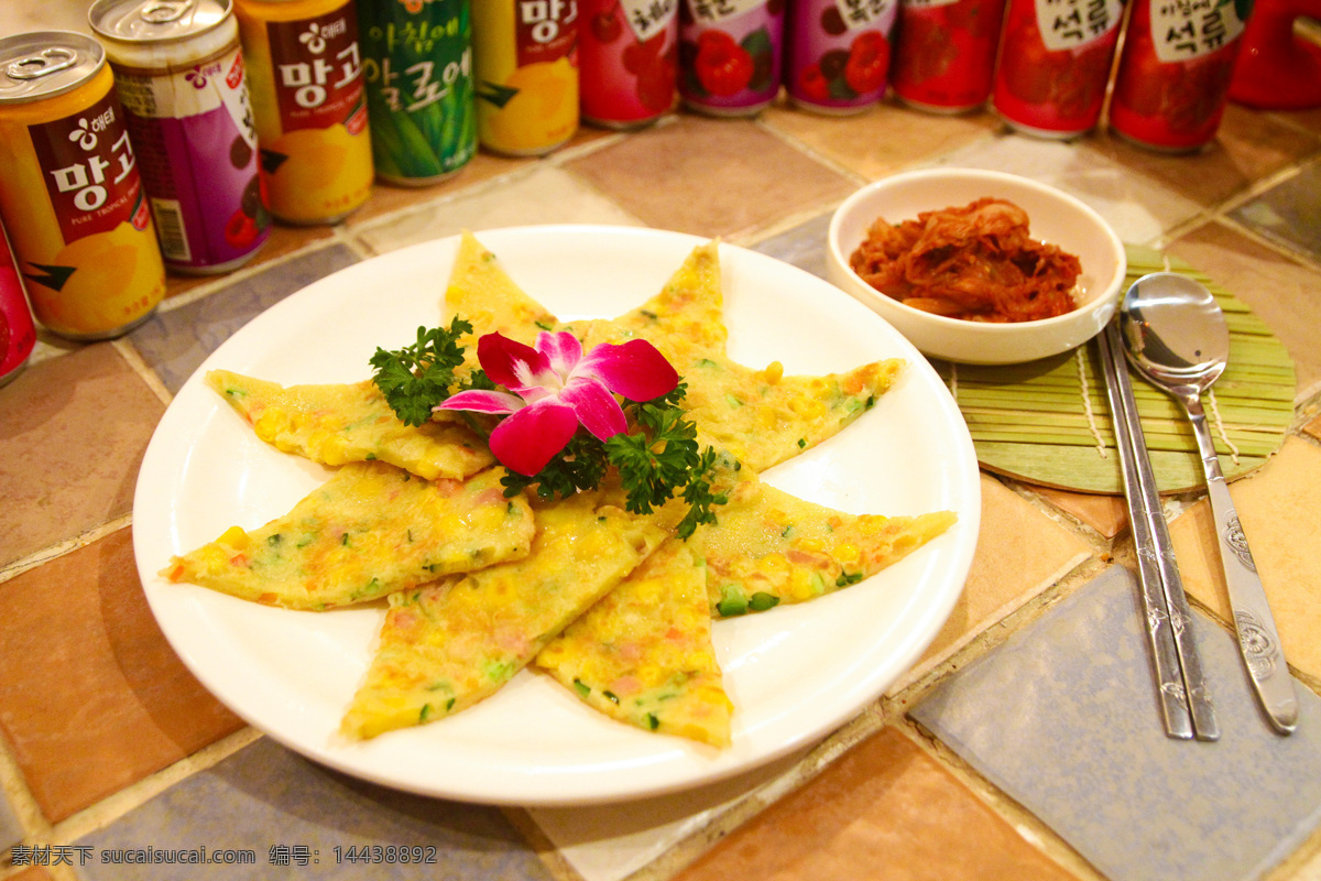 玉米饼 韩国料理 韩国小吃 韩国美食 韩餐 美食图片 餐饮美食