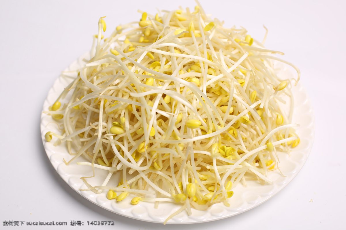 黄豆芽 豆芽 盘装豆芽 鲜豆芽 蔬菜豆芽 菜品区 餐饮美食