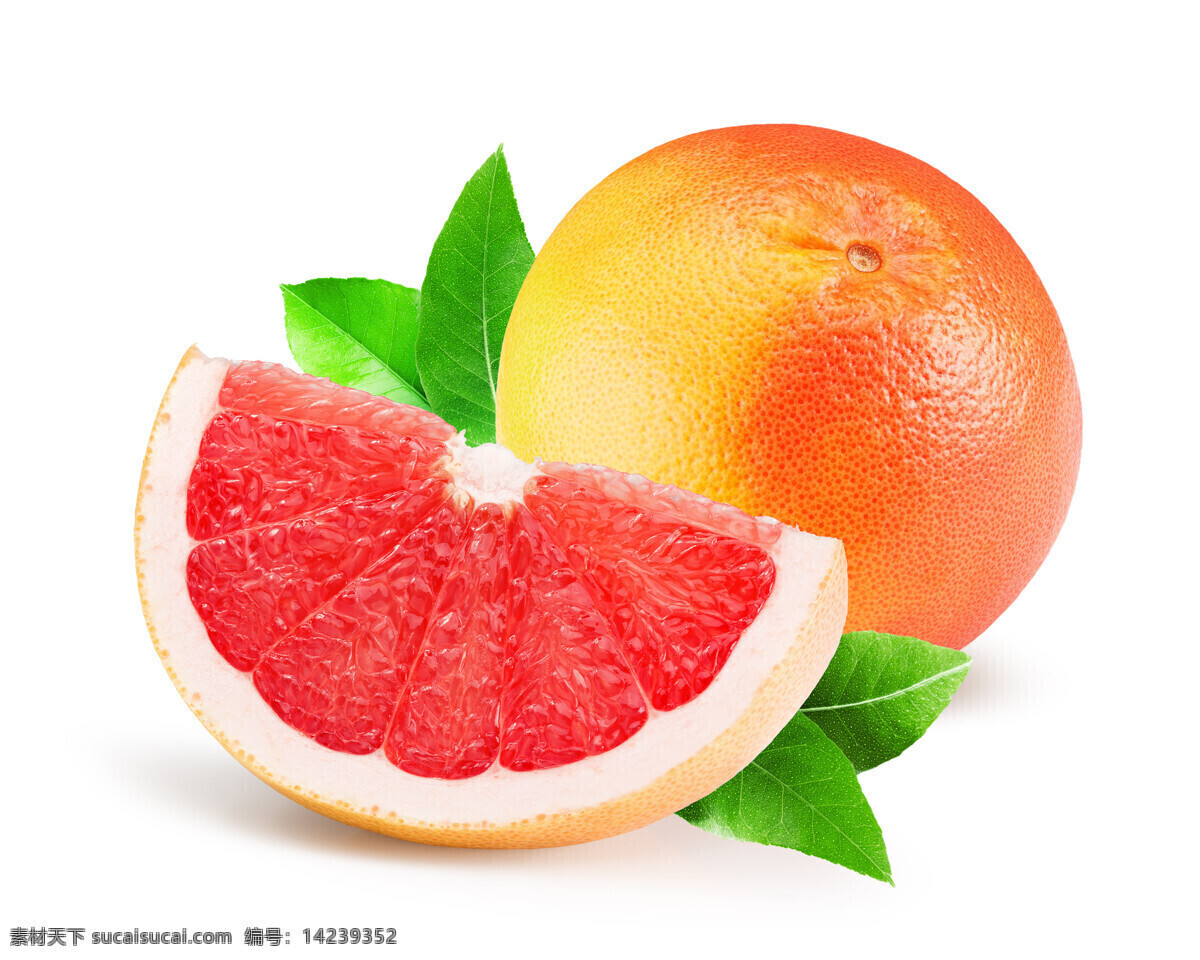 柚子 红柚子 黄柚子 水果 水果素材 生物世界