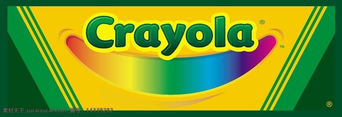 克雷 奥拉 crayola 标志 标识为免费 psd源文件 logo设计