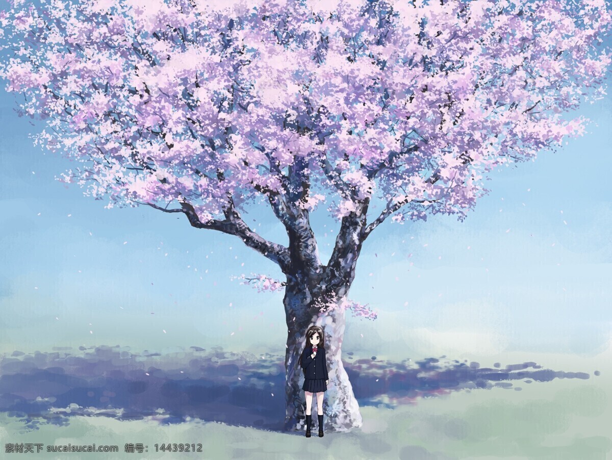 浪漫 花树 浪漫爱情 浪漫花朵 浪漫柔情版 浪漫季节 卡通 动漫 可爱