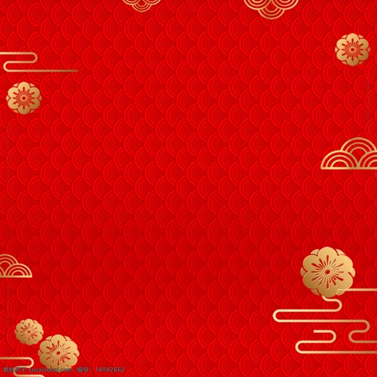 中国 红 元素 模版 红色背景 红色底纹 金色元素 国风底纹 促销背景 商业 淘宝界面设计 淘宝 广告 banner