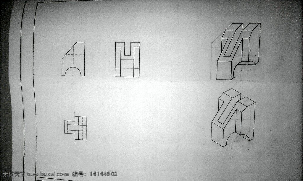 机械部分1 机械 部分 dwg 白色