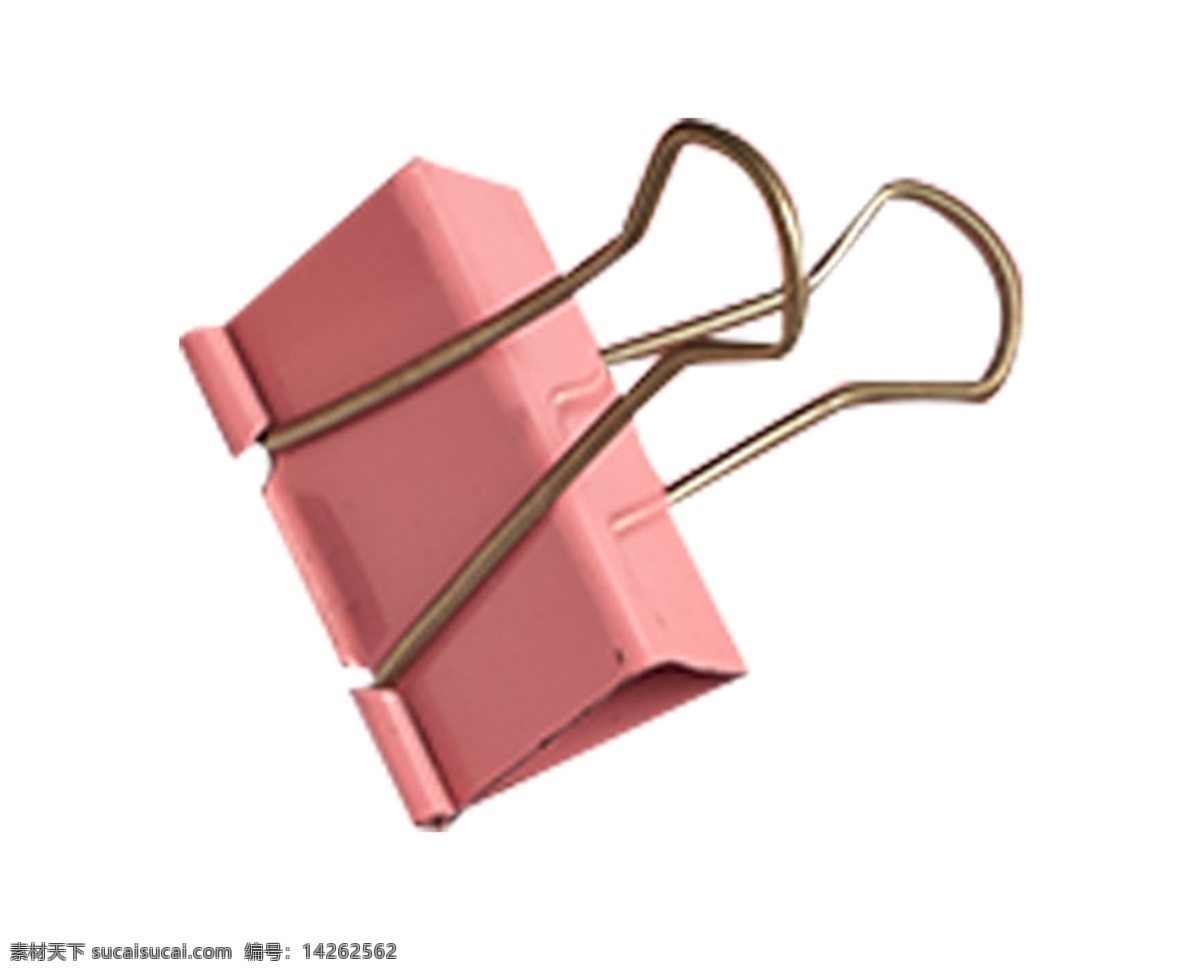 粉红色小夹子 铁架子 粉红色 金属 文件