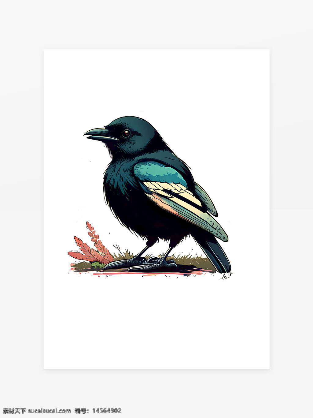 卡通插画翠鸟 插画 卡通插画 插画鸟 卡通画 儿童卡通画 设计文化 艺术绘画