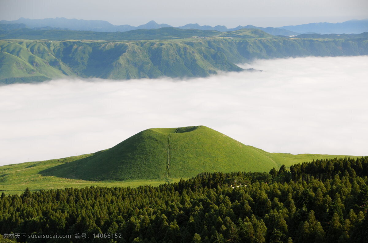 美丽 日本 熊本 风景 高清 城市 风景图片 日本熊本 草地 草原 草坪