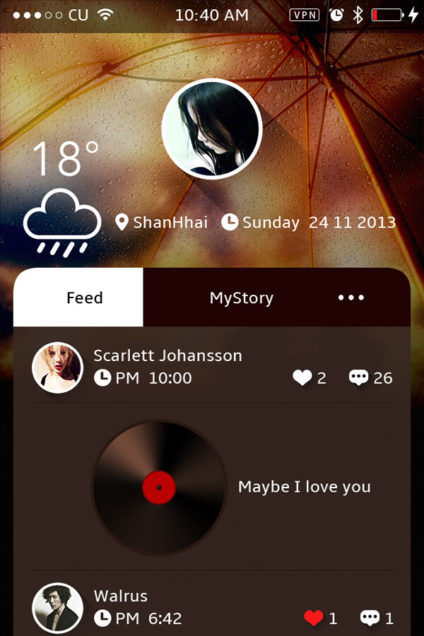 appui 界面 app ui界面 播放器 分层 天气 晕 手机 app界面