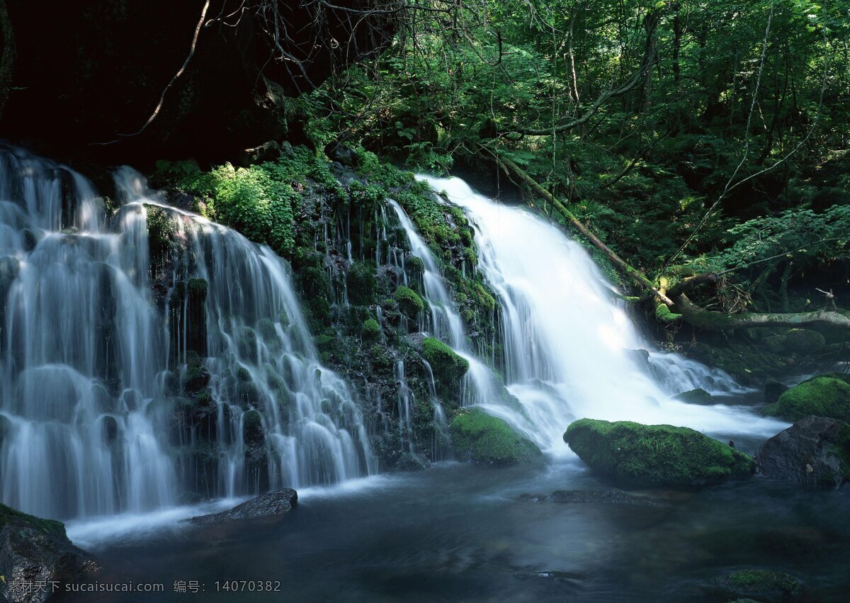 瀑布之美 白练 飞瀑 如烟似纱 静谧 瀑布 喷珠泻玉 自然景观 山水风景