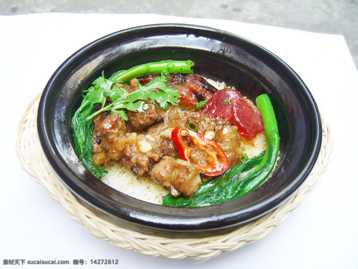 排骨 腊味 煲仔饭 美食 高清 传统美食 餐饮美食