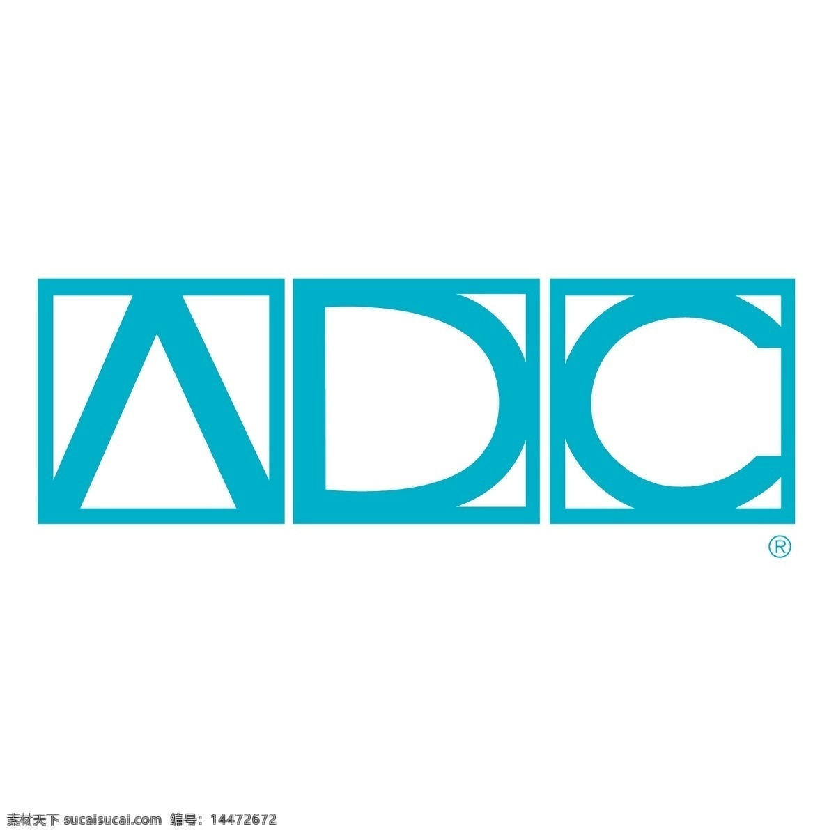 adc adc标识 标识为免费 白色
