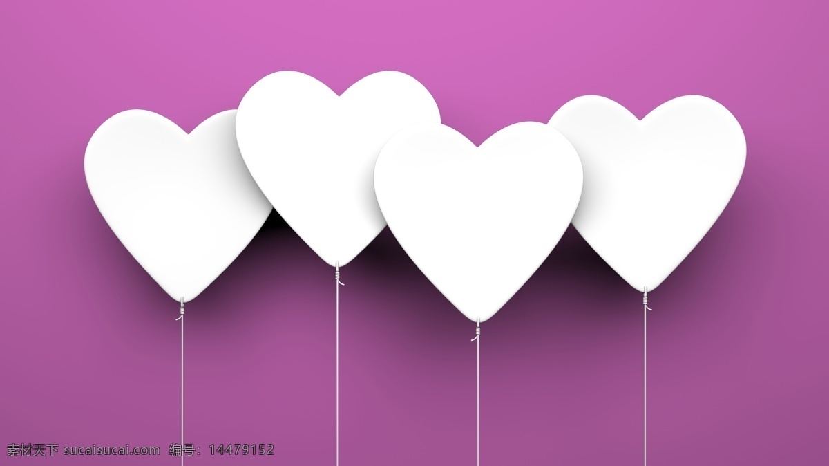 心形 气球 上 紫色 背景 3d 爱 壁纸 标记 不同 呈现 紫色背景 色 花纹 amp 免 抠 图