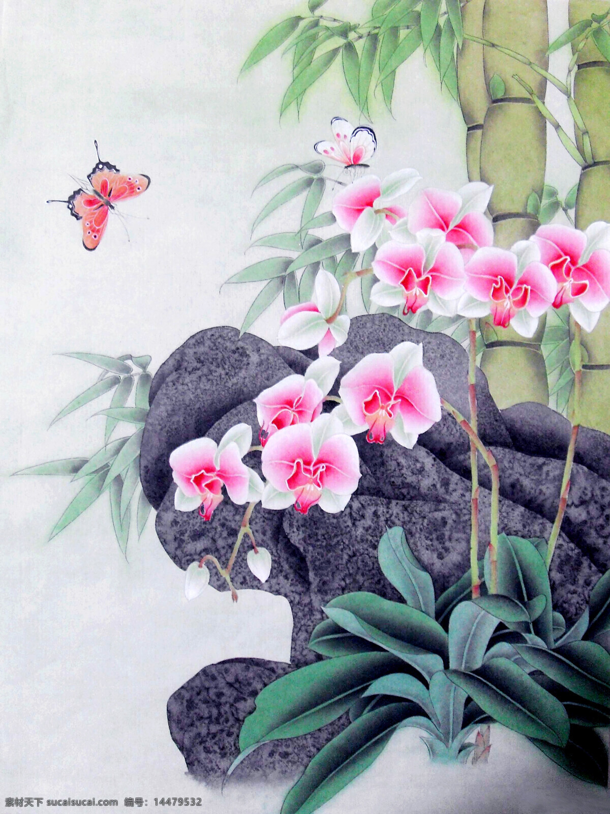 国画艺术 蝴蝶 花朵 花鸟画 绘画 绘画书法 石头 清芳 中国画 工笔重彩画 现代国画 植物 竹子 溪水 书法 印章 国画集29 文化艺术 装饰素材 雕刻 图案