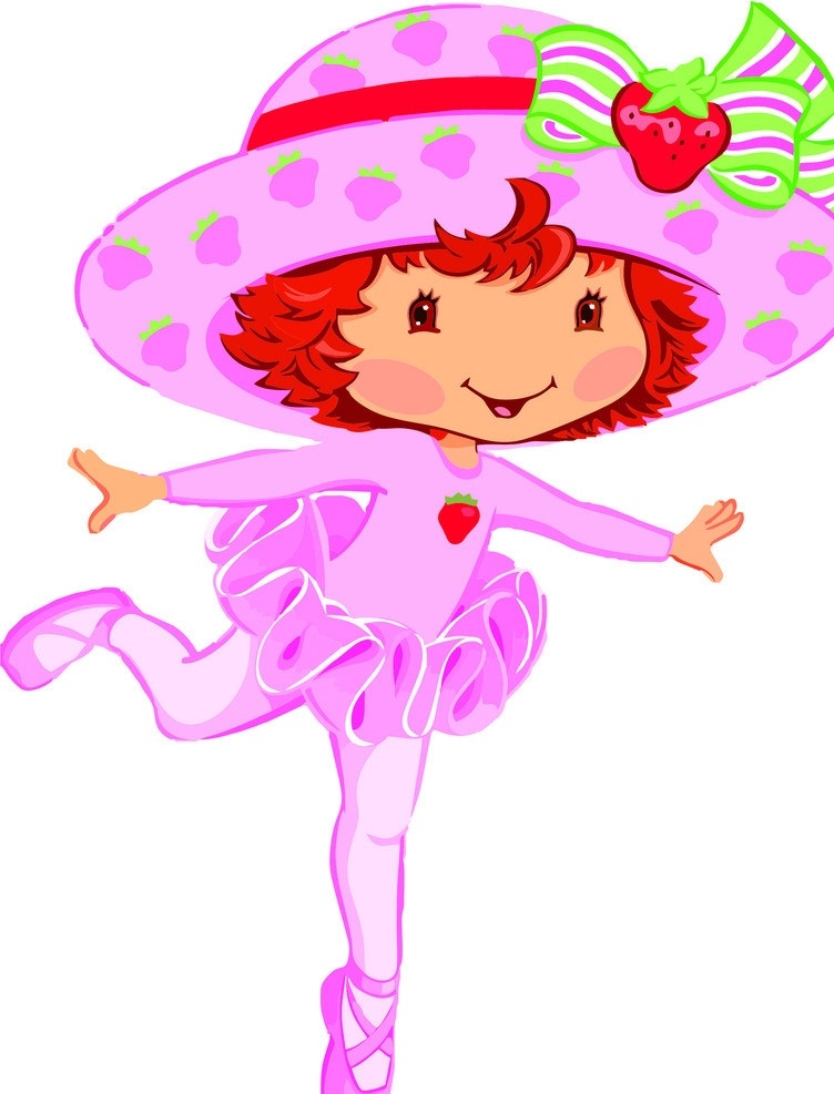 童装 品牌 草莓 公主 草莓公主 标志 logo 女孩 企业 标识标志图标 矢量