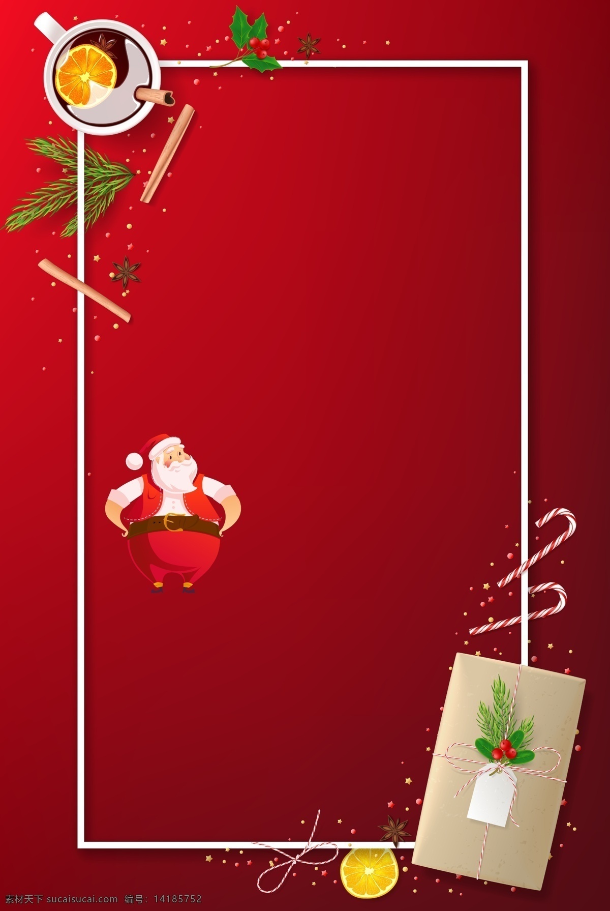 圣诞节 促销 雪地 卡通 banner 背景 红色 圣诞树 装饰 礼物 麋鹿 圣诞背景 吊球 松枝 圣诞 广告背景