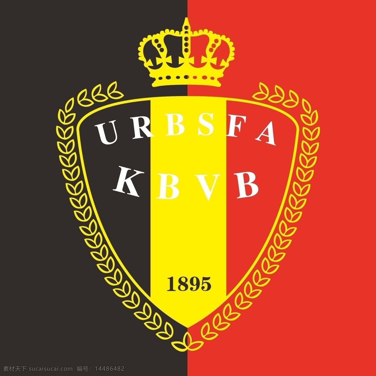比利时 国家队 标志 欧洲 足球 运动 红魔 欧洲杯 欧冠 世界杯 足球标志 logo设计