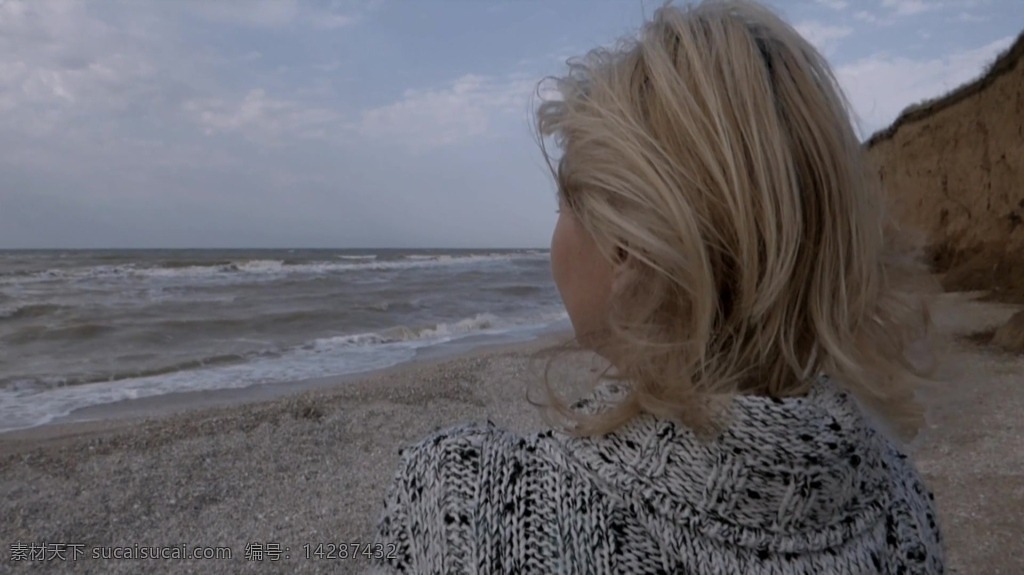 视频背景 实拍视频 视频 视频素材 视频模版 人物 海边 海边视频