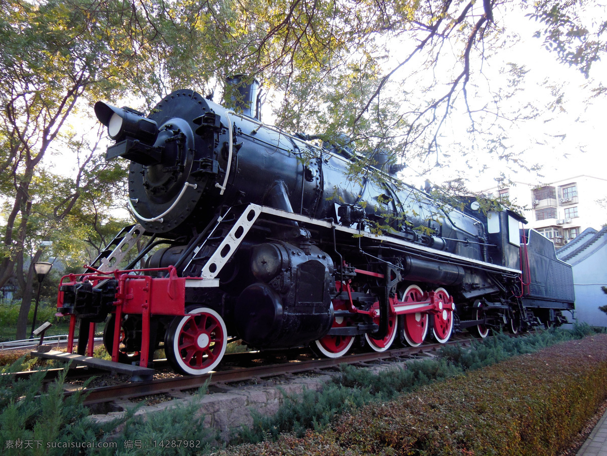 蒸汽机车 蒸汽机 火车 火车头 铁路 现代科技 交通工具